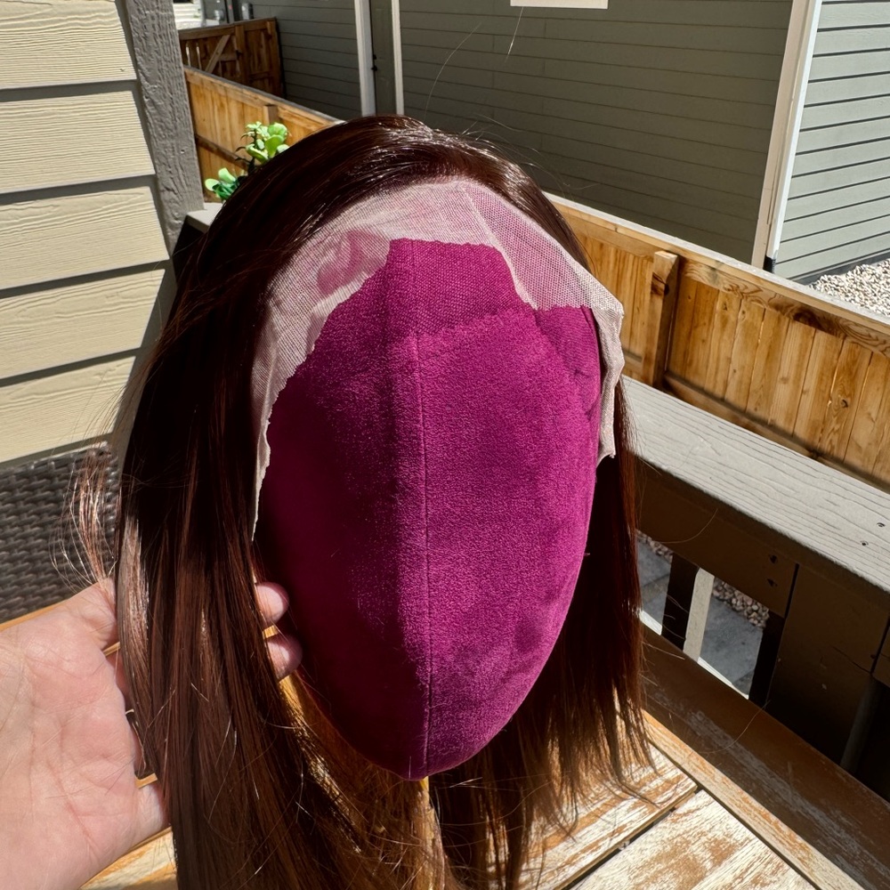 Nel’s Wigs - Copper Brown Straight Wig - NEW